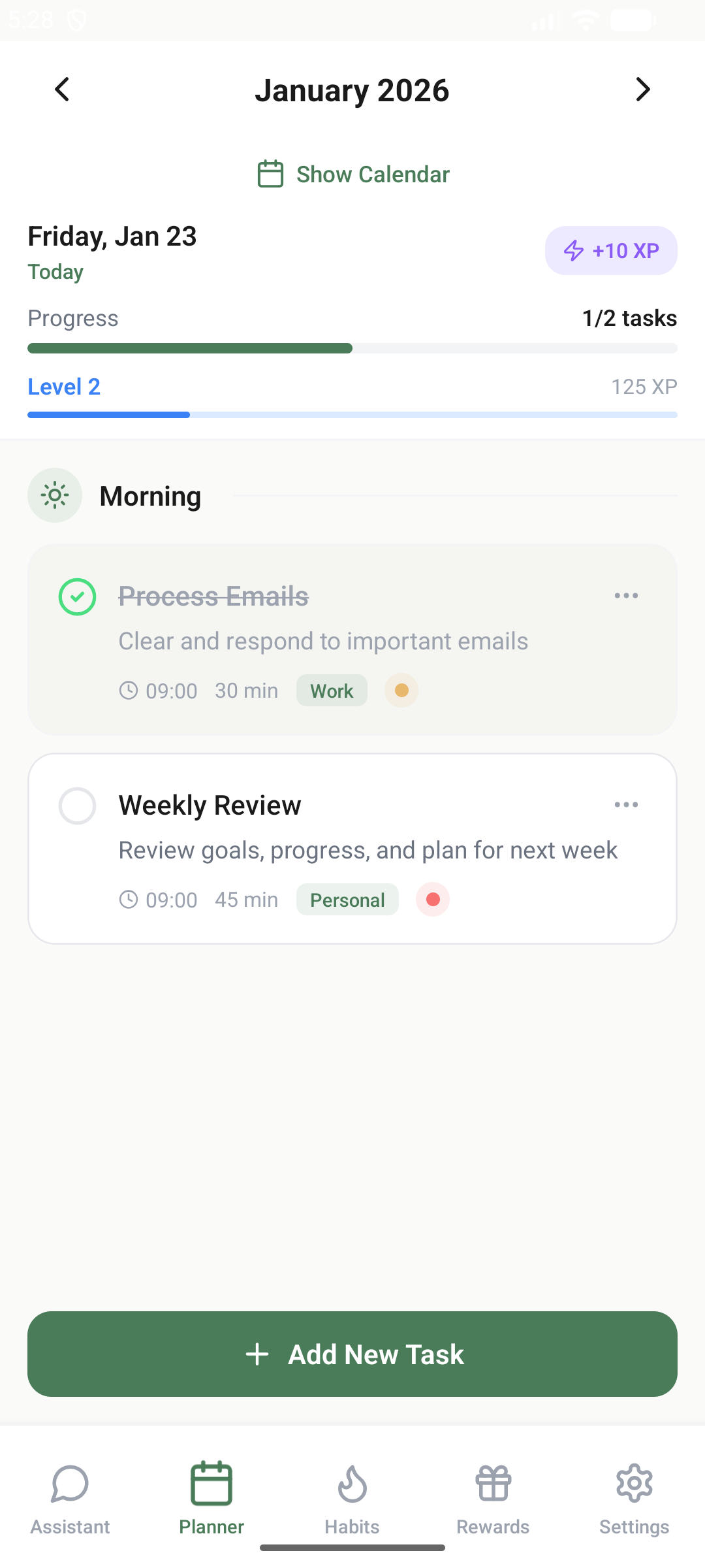 FocusAI productivity application interface